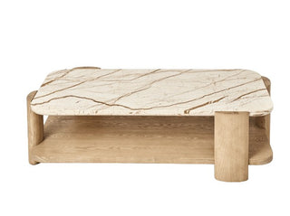 Dawn Marble Coffee Table - 142 x 82cm