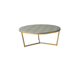 Anette Shagreen Round Coffee Table - 90cm