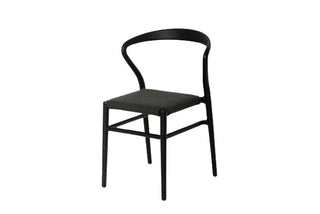 Aoika Stackable Outdoor Dining Chair - black