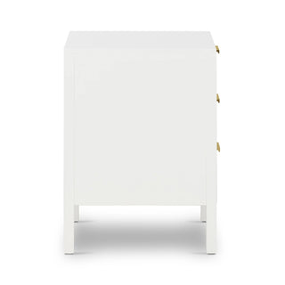 Santorini Bedside 3 Drawers White