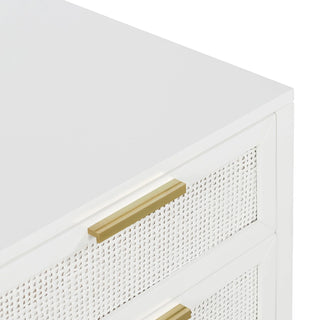 Santorini Bedside 3 Drawers White