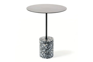 Lilli Side Table - Black & Grey eTerrazzo