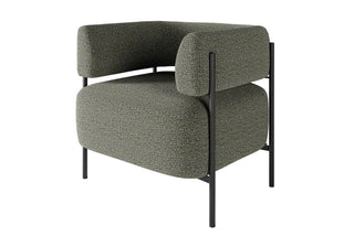 Teo Chair - Woven Chenille Forest Green