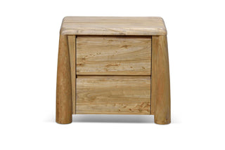 Varika 55cm Bedside Table - Natural